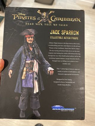 Figura Jack Sparrow Diamond Select Precintada