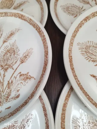 Juego Vajilla Vintage 12 Piezas Flores