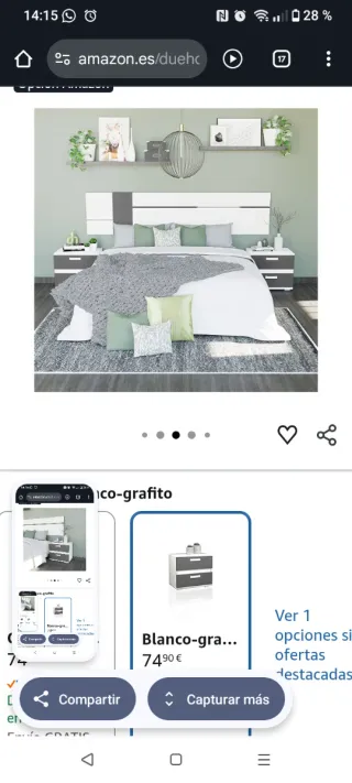 2 mesillas de noche de exposición. SIN USAR