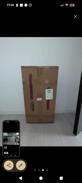 Escritorio elevable 140x80 cm