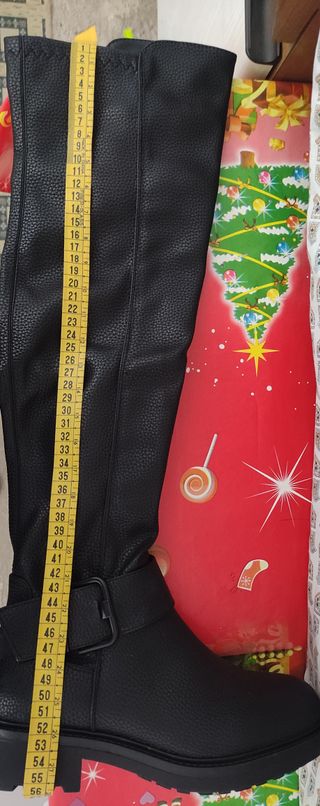 Stivali sopra il ginocchio NERO taglia 38