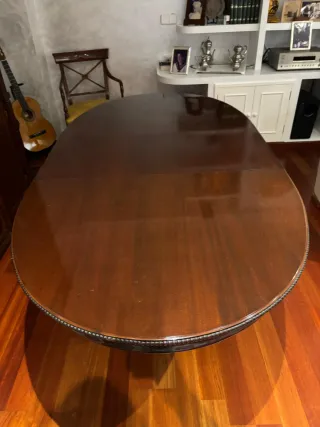 Mesa comedor extensible madera