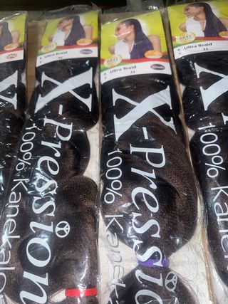 4 pack Extensiones de Cabello Kanekalon X-Pression