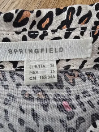 Camisa Springfield chica animal print