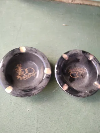 2 Ceniceros Antiguos Colección