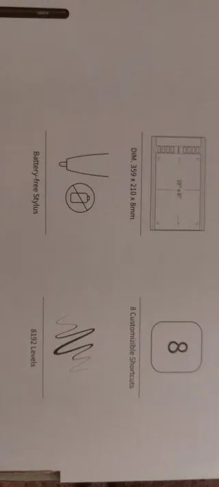 UGEE M708 Tableta Gráfica con Lápiz