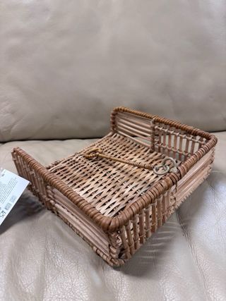 Porta tovaglioli in vimini