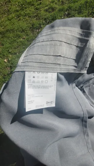 Set di 5 tende Ikea grigie + 1 in regalo