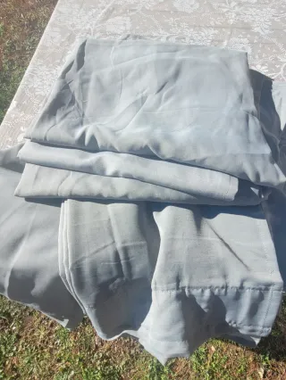 Set di 5 tende Ikea grigie + 1 in regalo