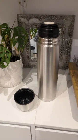 Termo e 2 tazze in acciaio inossidabile NUOVO