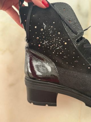 Botas Hispanitas Mujer Talla 38 Negras