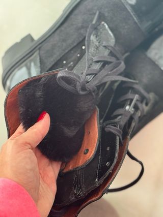 Botas Hispanitas Mujer Talla 38 Negras