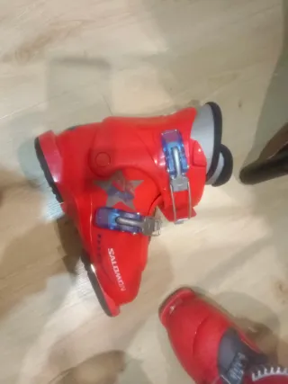 Botas de esquí Salomon rojas