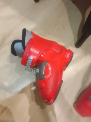 Botas de esquí Salomon rojas