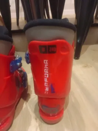 Botas de esquí Salomon rojas