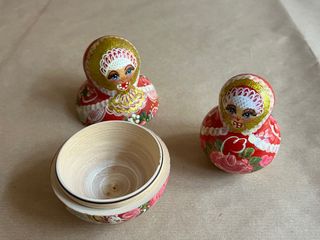 Matrioska russa originale in legno - 6 pezzi