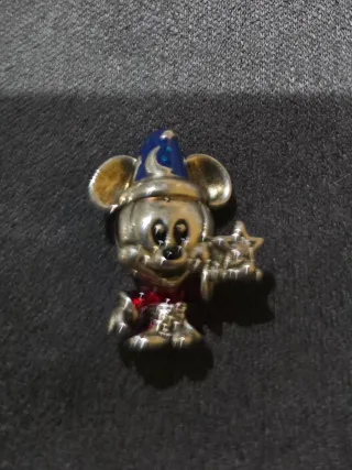 Charm Mickey Mago Disney Azul y Plateado Pondora