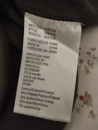 Jersey verde caqui manga larga