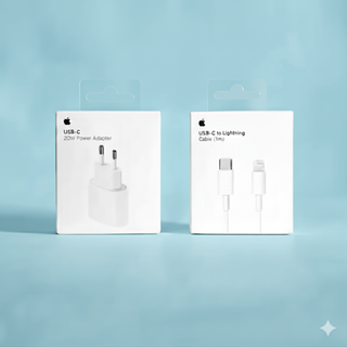 Cargador USB-C 20W y Cable Lightning