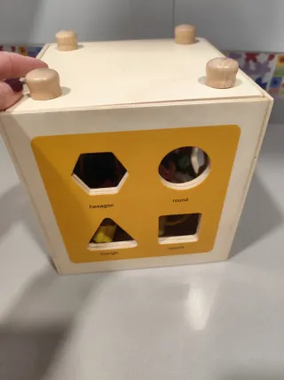 Caja de actividades de madera juguete