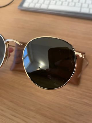 Gafas Ray-Ban Metal Redondas Doradas