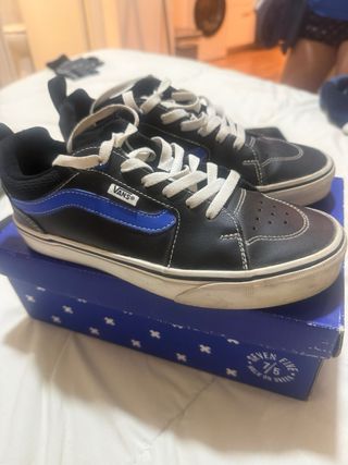 Tenis Vans Negro/Azul