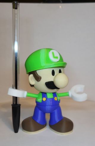Coppia personaggi stile videogame Supermario