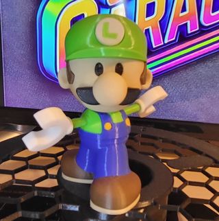 Coppia personaggi stile videogame Supermario