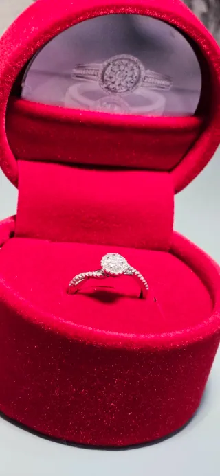 Anillo CARATELLI Oro Blanco Diamantes