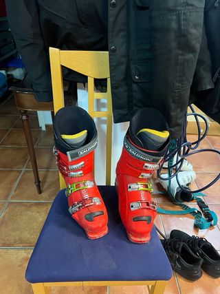 Botas de esquí Salomon equipe Talla 43 Rojas