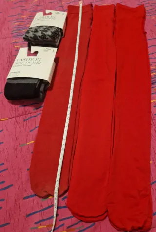 Collant Calzedonia Bambina Rosso
