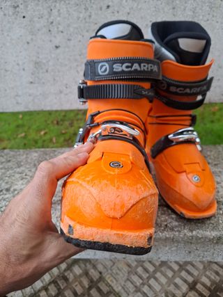 Botas Esquí Travesía Hombre Scarpa Naranja