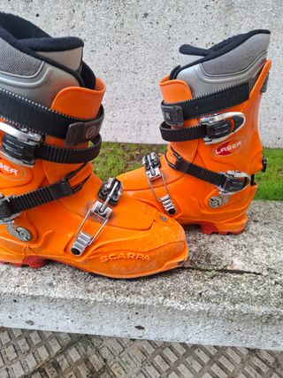Botas Esquí Travesía Hombre Scarpa Naranja