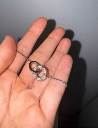 Pulsera Cartier Love Diamantes Oro Blanco