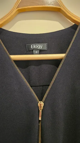 Mono Elogy negro con cremallera