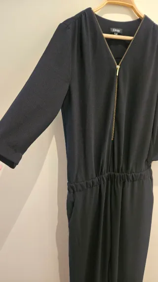 Mono Elogy negro con cremallera