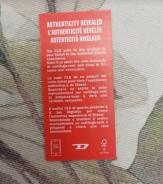 Minibag Diesel originale con cristalli