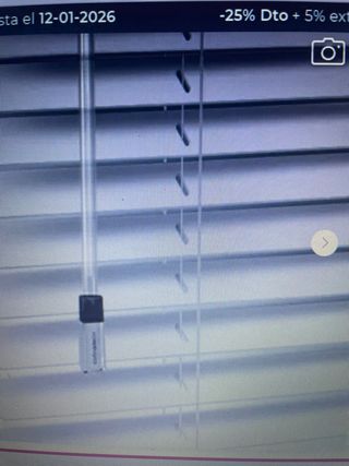 Tende veneziane in PVC argentate