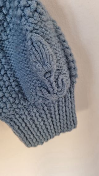 Jersey vintage tejido a mano