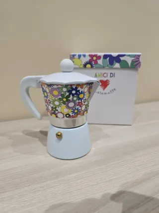 Caffettiera Moka Cuorematto Fiori
