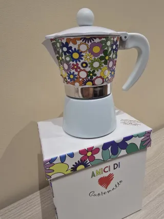 Caffettiera Moka Cuorematto Fiori
