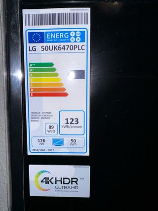 Smart TV LG 50' Negra