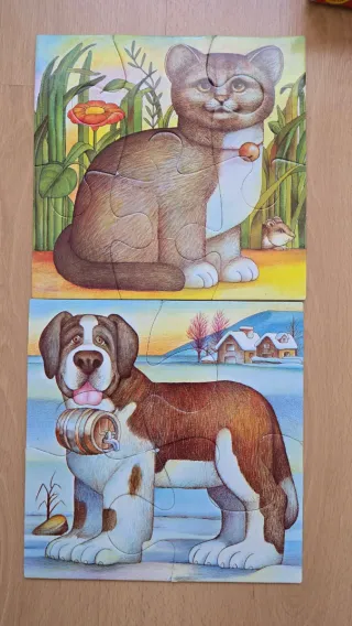 Lote de 9 Puzzles de 3-7 Años