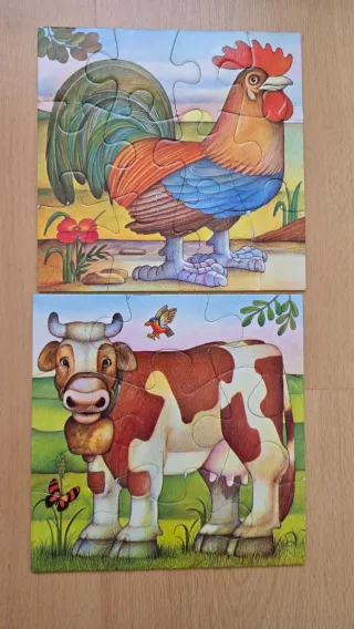 Lote de 9 Puzzles de 3-7 Años