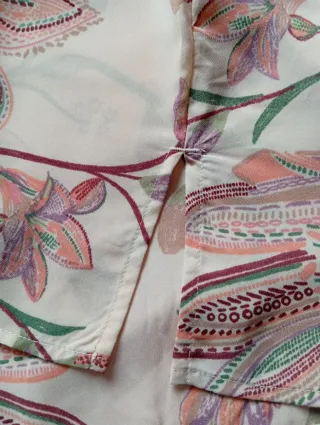 Kimono corto estampado Milano talla única