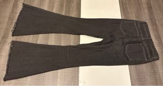 Vaqueros Shein Campana Negro Talla M