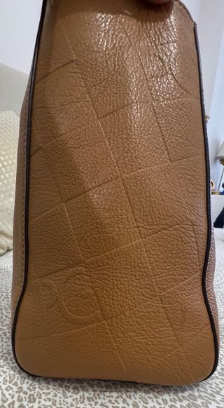 Bolso Purificación García Marrón Piel