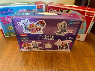 Lote 3 Puzzles Infantiles Trefl (2+ años)