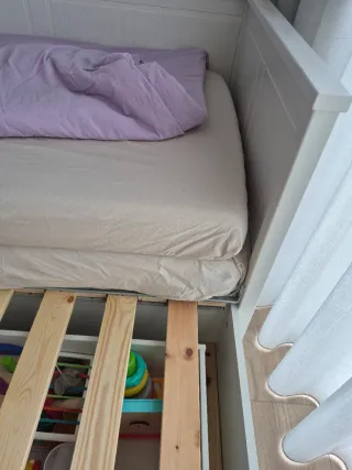 Cama IKEA Hemnes com 3 Gavetas + 2 colchões