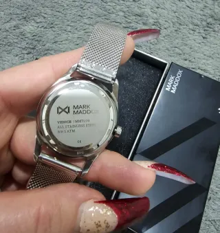 Reloj Mark Maddox Azul y Plateado